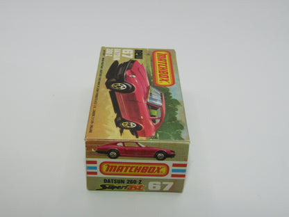 Matchbox Superfast 67C Datsun 126X Silver Black Inerior SILVER BASE