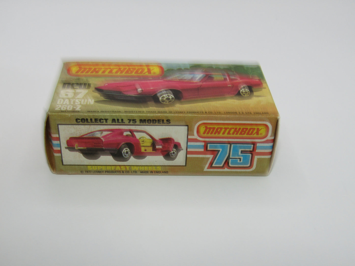Matchbox Superfast 67C Datsun 126X Silver Black Inerior SILVER BASE