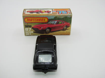 Matchbox Superfast 67C Datsun 126X Black SEMI-OPAQUE Windows