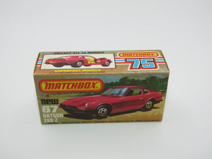 Matchbox Superfast 67C Datsun 126X Black SEMI-OPAQUE Windows