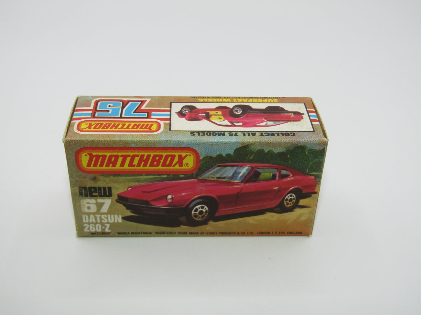 Matchbox Superfast 67C Datsun 126X Black SEMI-OPAQUE Windows