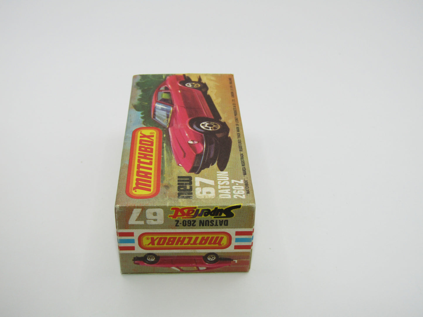Matchbox Superfast 67C Datsun 126X Black SEMI-OPAQUE Windows