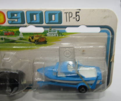 Matchbox Superfast Twin Pack TP-5 Black Lotus Europa JPS & Boat