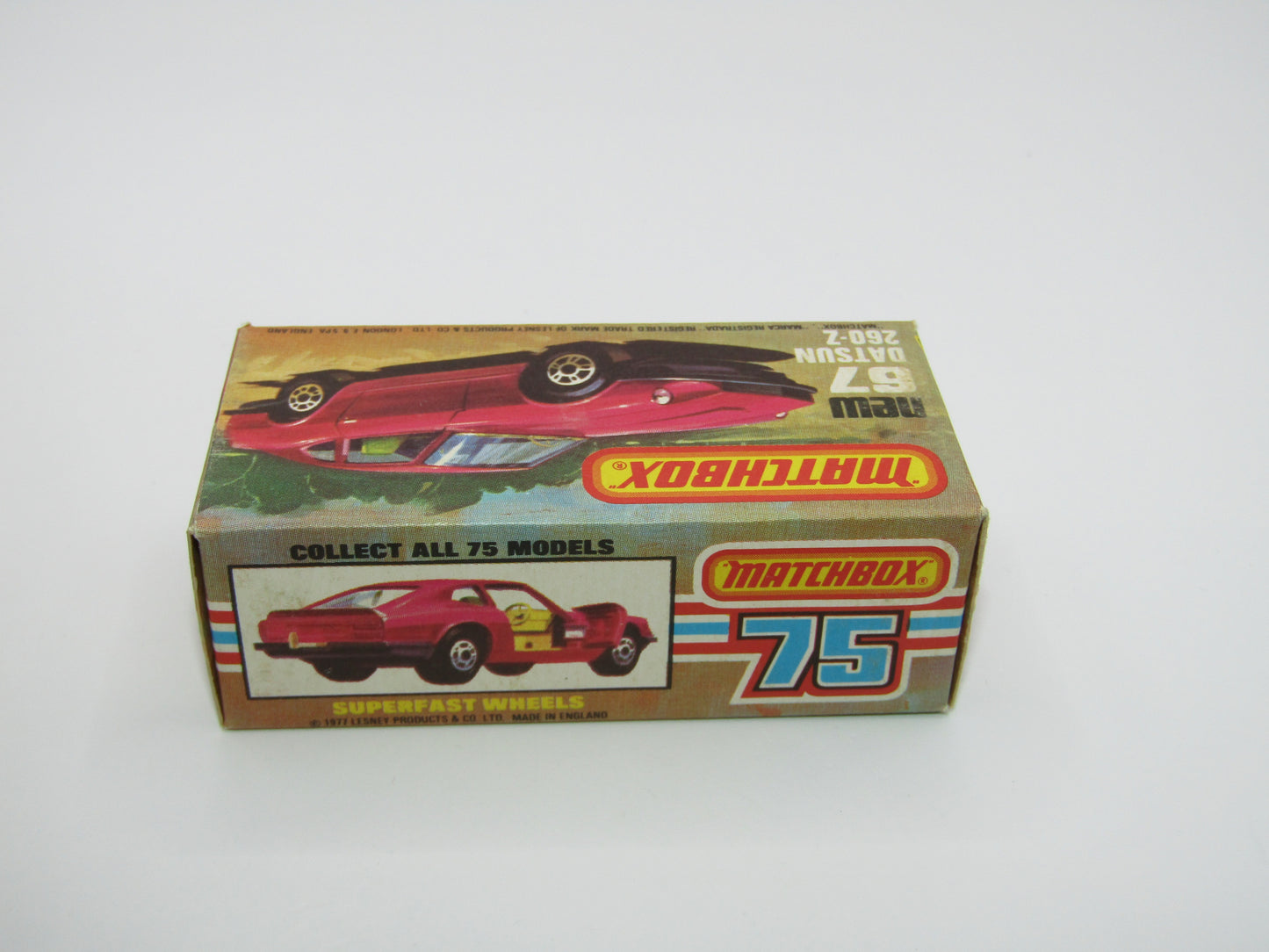 Matchbox Superfast 67C Datsun 126X Black SEMI-OPAQUE Windows