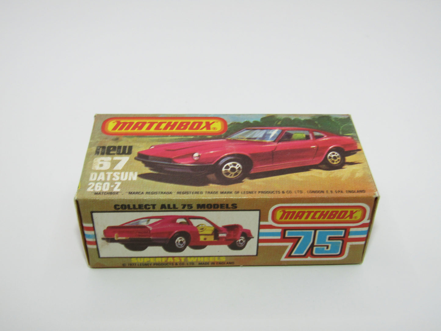 Matchbox Superfast 67C Datsun 126X Black SEMI-OPAQUE Windows