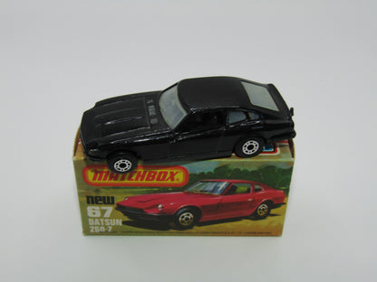 Matchbox Superfast 67C Datsun 126X Black LIGHT OPAQUE Windows