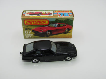 Matchbox Superfast 67C Datsun 126X Black LIGHT OPAQUE Windows