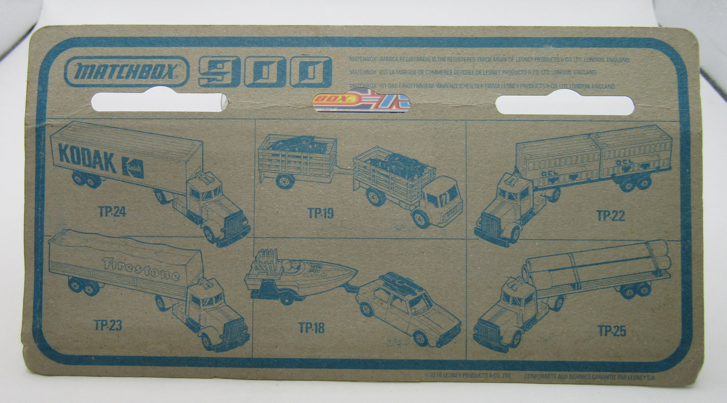 Matchbox Superfast Twin Pack TP-17 Freeway Gas Tanker Yellow BP SUPER Labels