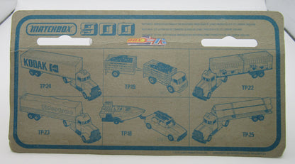 Matchbox Superfast Twin Pack TP-17 Freeway Gas Tanker Yellow BP SUPER Labels