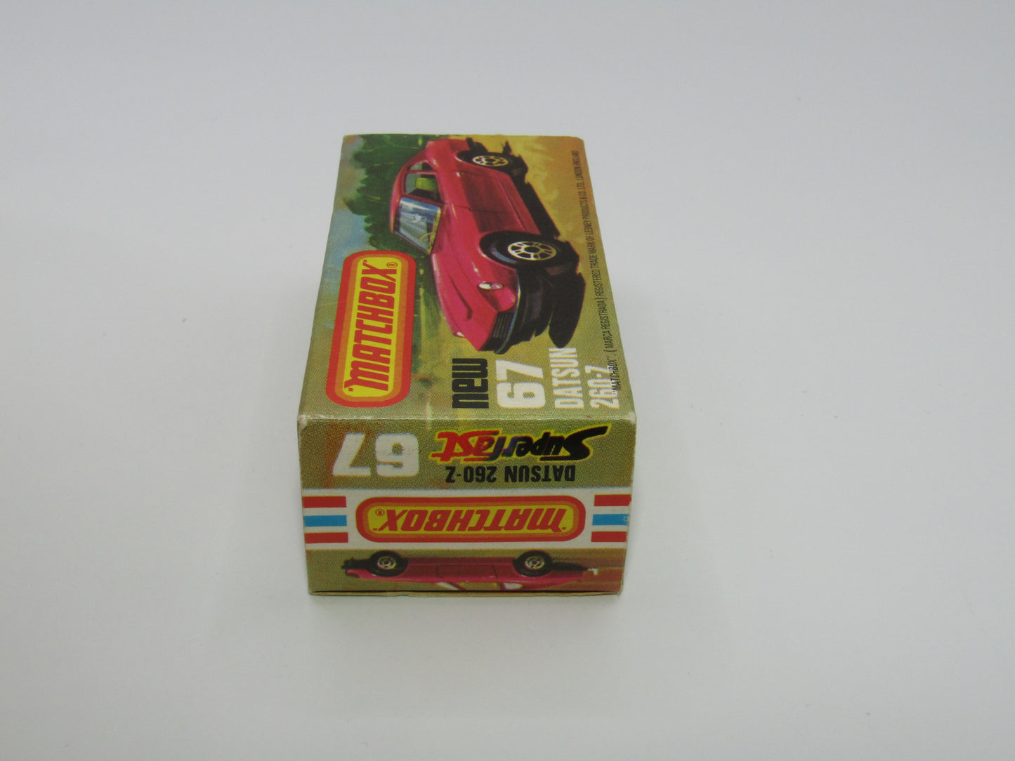 Matchbox Superfast 67C Datsun 126X Black LIGHT OPAQUE Windows