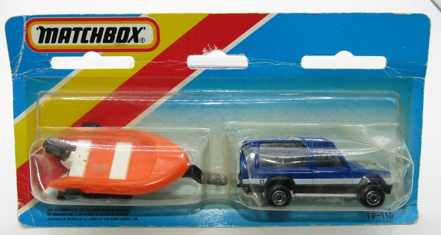 Matchbox Superfast Twin Pack TP-110 Matra Rancho & Inflatable Lesney England