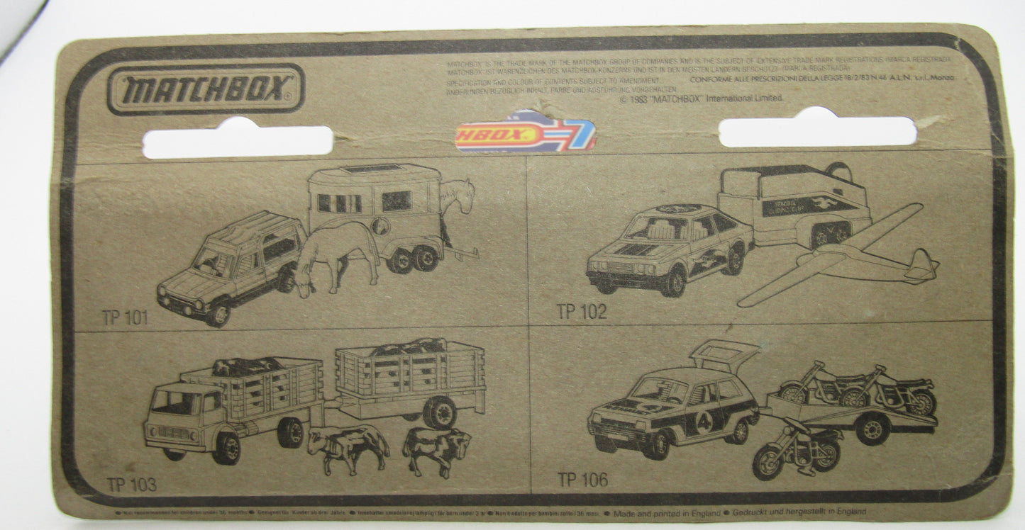Matchbox Superfast Twin Pack TP-110 Matra Rancho & Inflatable Lesney England