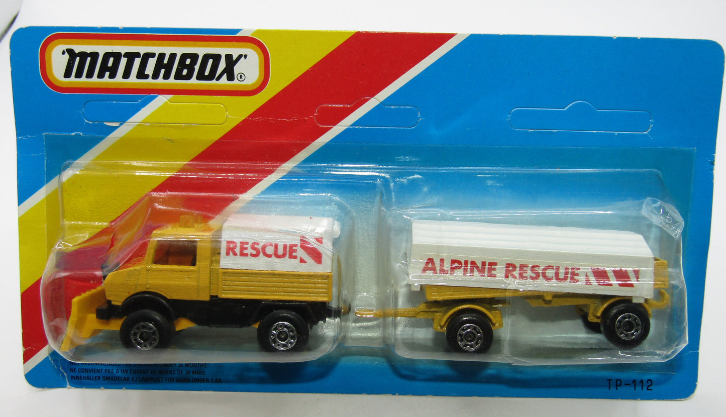 Matchbox Superfast Twin Pack TP-112 Unimog & Trailer Lesney England