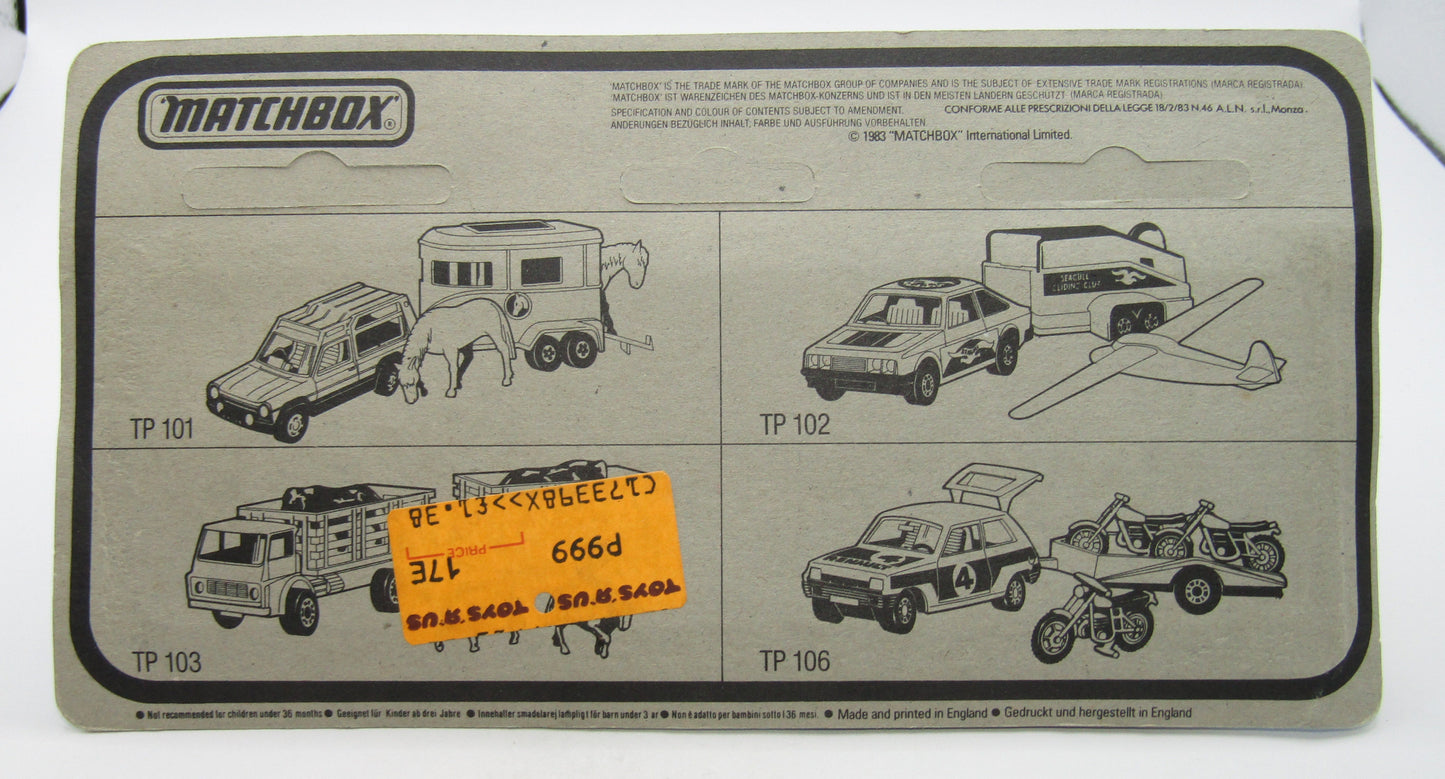 Matchbox Superfast Twin Pack TP-112 Unimog & Trailer Lesney England