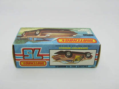Matchbox Superfast 3C Porsche Turbo SPARKLING Metallic Green, Metallic Grey Brown Base