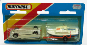 Matchbox Superfast Twin Pack TP-109 Citroen CX & Boat & Trailer "8" Label