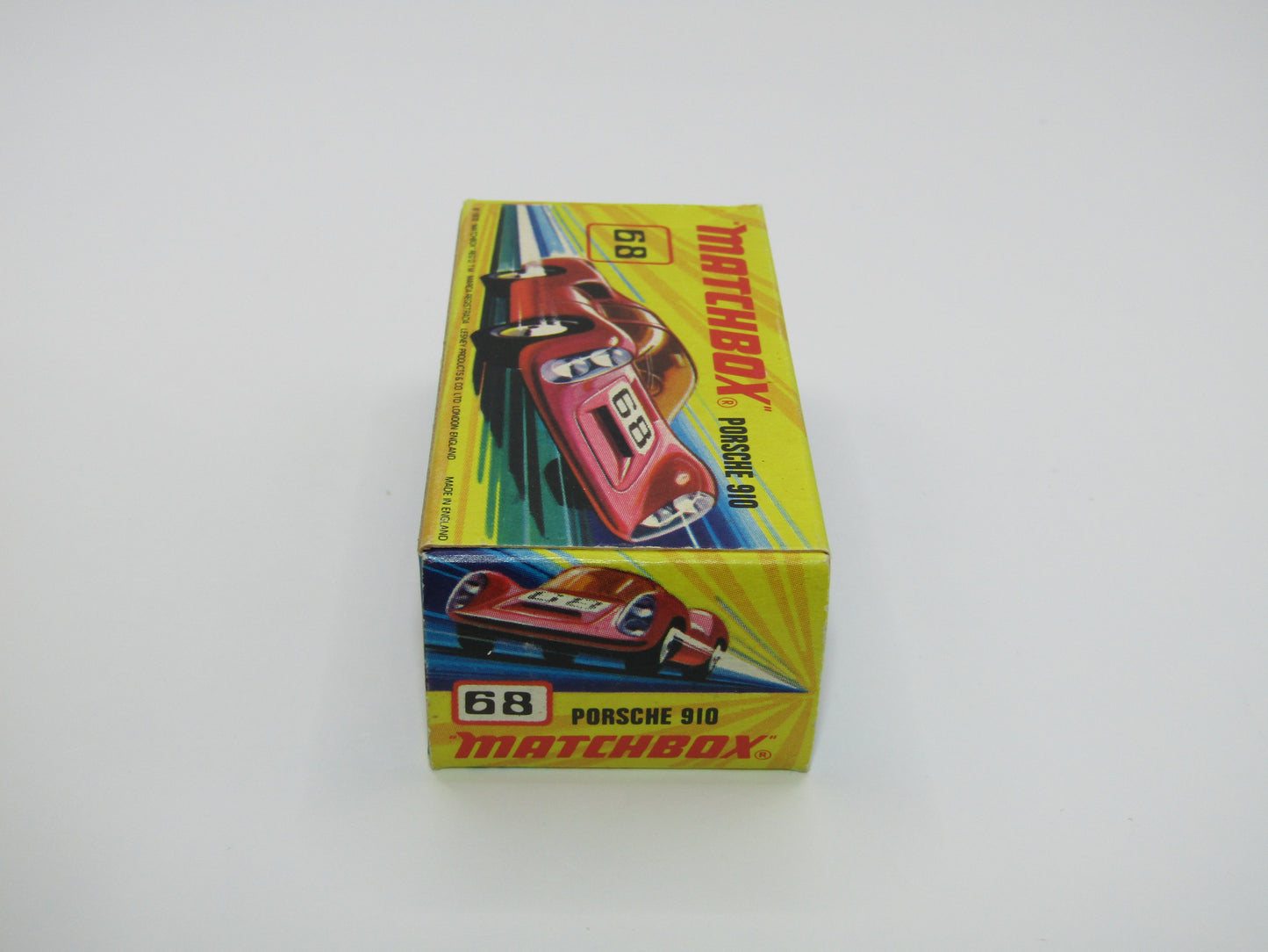 Matchbox Superfast 68A Porsche 910 68 Label CLEAR WINDOWS