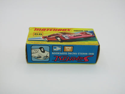 Matchbox Superfast 68A Porsche 910 68 Label CLEAR WINDOWS