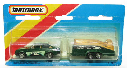 Matchbox Superfast Twin Pack TP-102 Ford Escort PLAIN Green SEAGULL FORWARDS