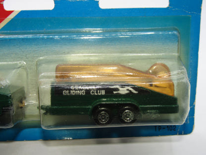 Matchbox Superfast Twin Pack TP-102 Ford Escort PLAIN Green SEAGULL FORWARDS
