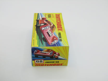 Matchbox Superfast 68A Porsche 910 Small 68 Label Narrow Wheels
