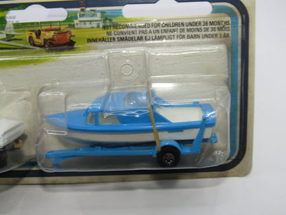 Matchbox Superfast Twin Pack TP-5 Ford Escort White PHANTOM Labels BLUE-GREY Base