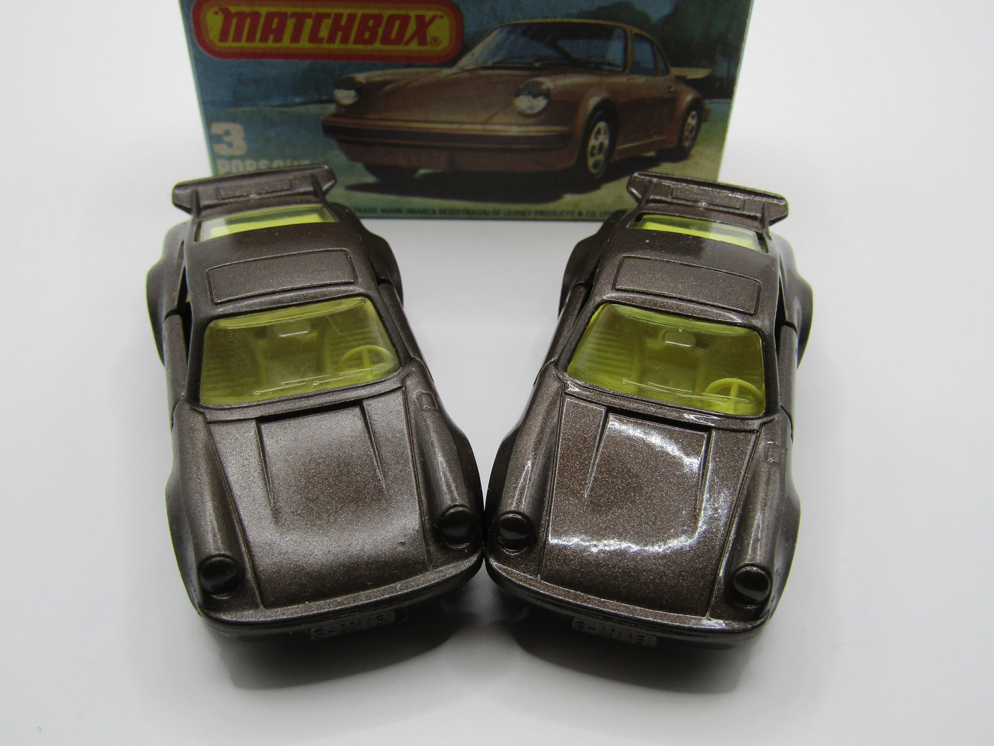Matchbox Superfast 3C Porsche Turbo MATT Brown Body, Gloss Black Base