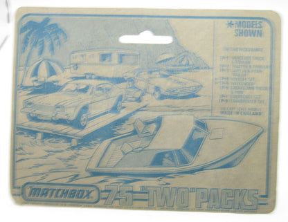 Matchbox Superfast Twin Pack TP-7 Fire Chief 5 CROWN WHEEL Unp Base Ambulance
