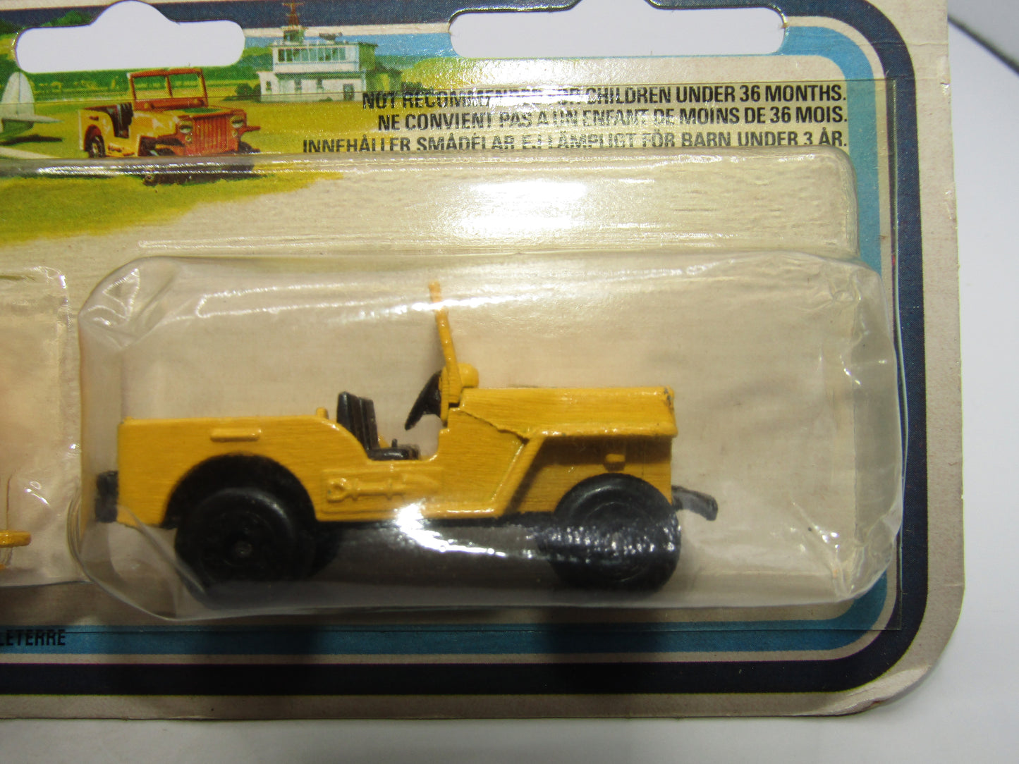 Matchbox Superfast Twin Pack TP-7 Jeep & Glider Set - BLACK HUBS Matt Black Base