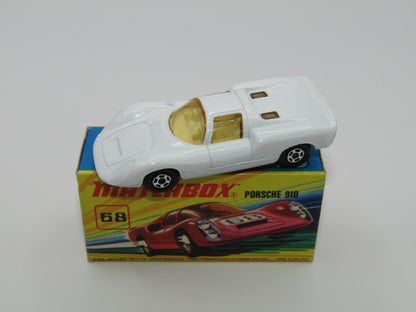 Matchbox Superfast 68A Porsche 910 WHITE 5 Spoke Wide Wheels