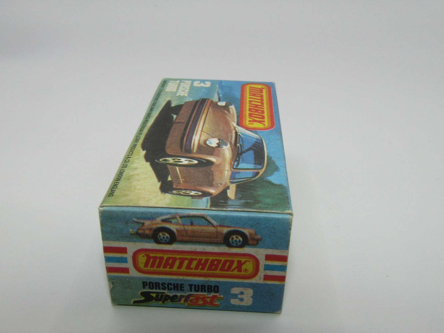 Matchbox Superfast 3C Porsche Turbo MATT Brown Body, Gloss Black Base