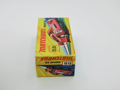 Matchbox Superfast 68A Porsche 910 WHITE 5 Spoke Wide Wheels