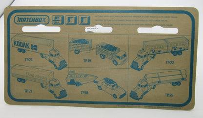 Matchbox Superfast Twin Pack TP-8 Field Car DARK Orange No Tampo & NO Label Trailer