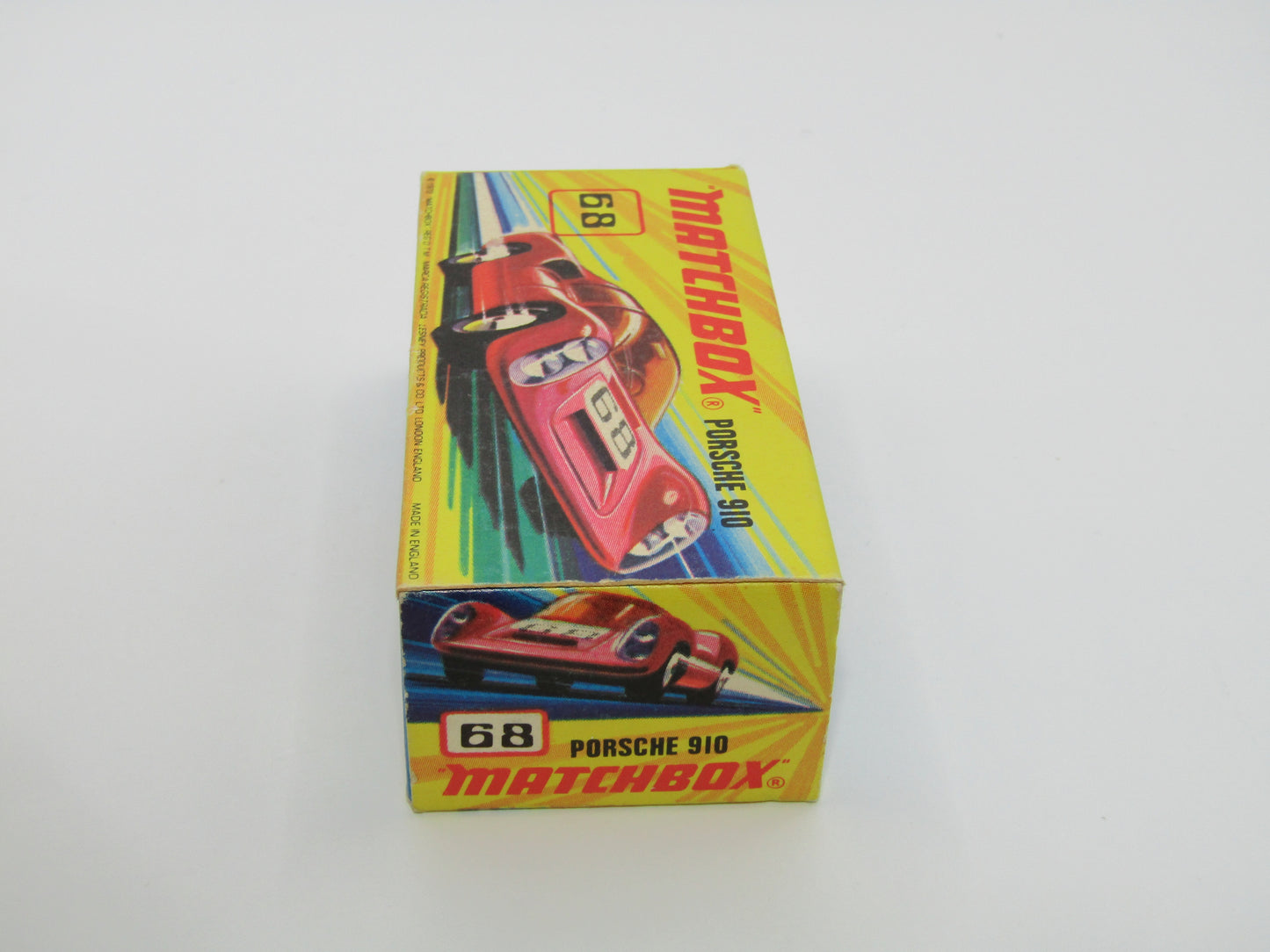 Matchbox Superfast 68A Porsche 910 WHITE 5 Spoke Wide Wheels