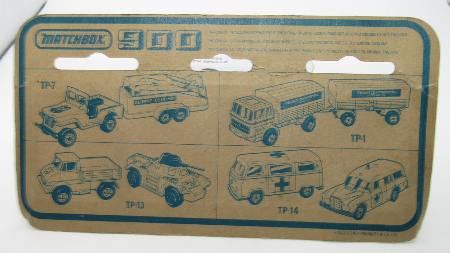 Matchbox Superfast Twin Pack TP-10 Fire Chief Car & Mercedes Ambulance Dot Dash