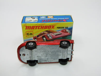 Matchbox Superfast 68A Porsche 910 SMALL SLOT 5 SPOKE WHEELS