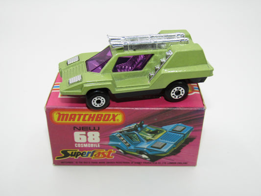 Matchbox Superfast 68B Cosmobile Avacado CHROME Interior
