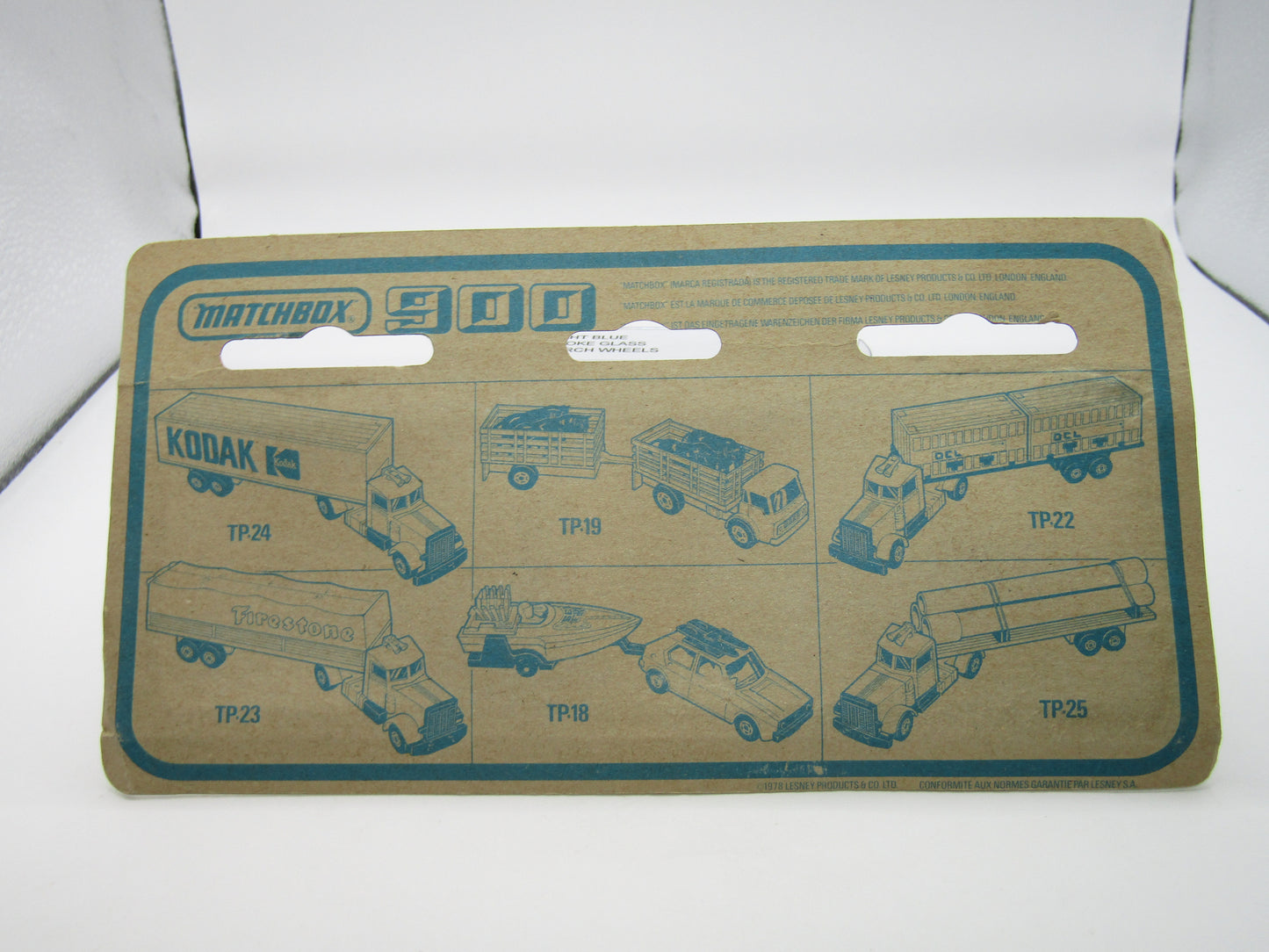 Matchbox Superfast Twin Pack TP-16 Articulated Truck RED & SILVER Purple Windows