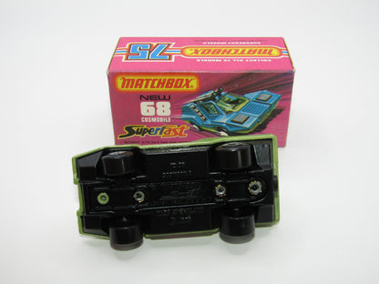 Matchbox Superfast 68B Cosmobile Avacado CHROME Interior