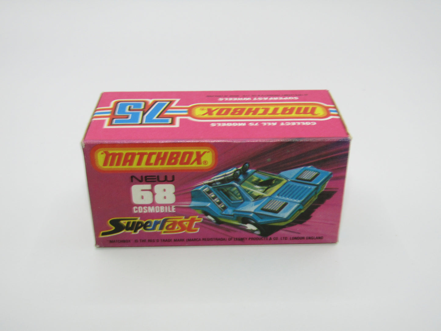 Matchbox Superfast 68B Cosmobile Avacado CHROME Interior