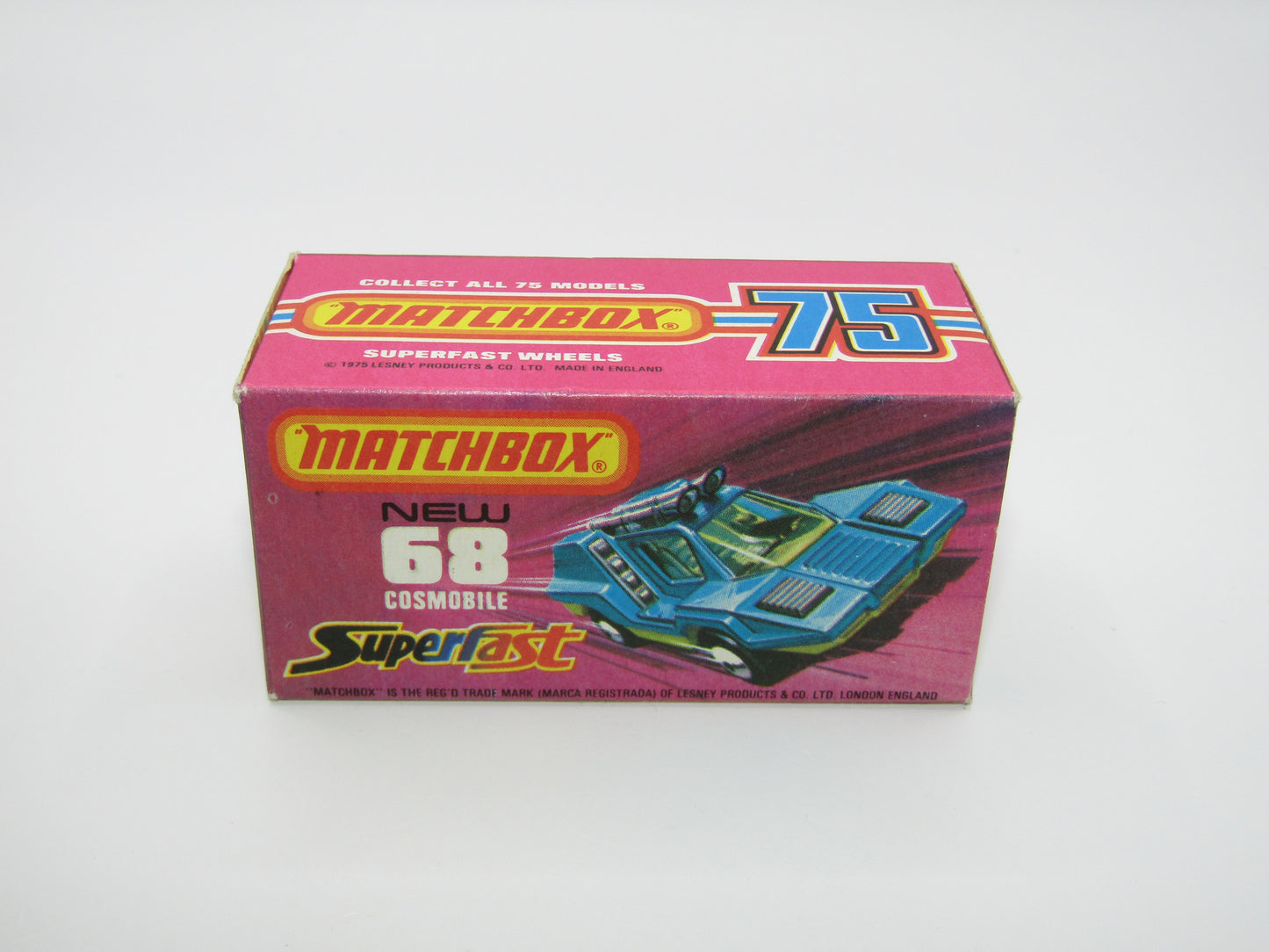 Matchbox Superfast 68B Cosmobile Avacado CHROME Interior