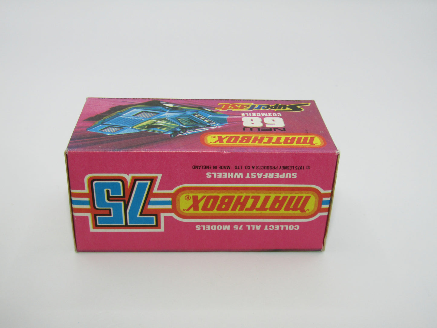 Matchbox Superfast 68B Cosmobile Avacado CHROME Interior