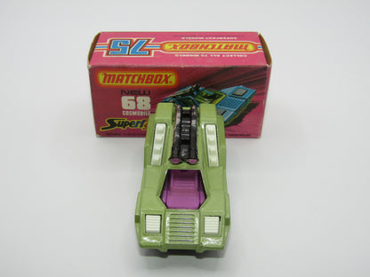 Matchbox Superfast 68B Cosmobile Avacado WHITE Interior