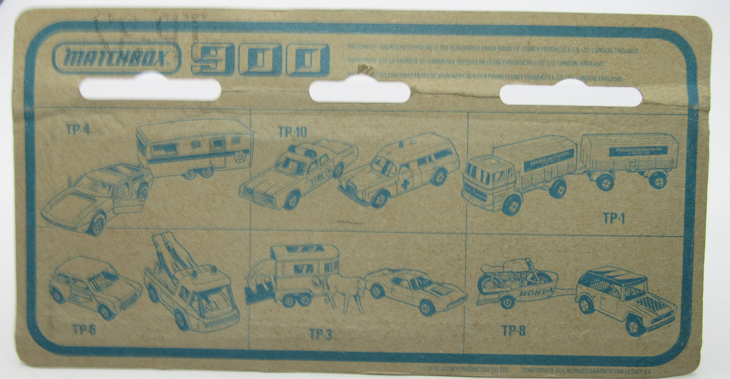 Matchbox Superfast Twin Pack TP-32 AMX Javelin RED - SILVER BASE & Wreck Truck