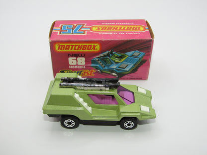 Matchbox Superfast 68B Cosmobile Avacado WHITE Interior