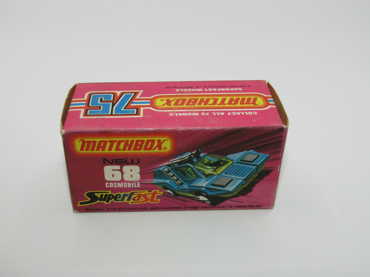 Matchbox Superfast 68B Cosmobile Avacado WHITE Interior