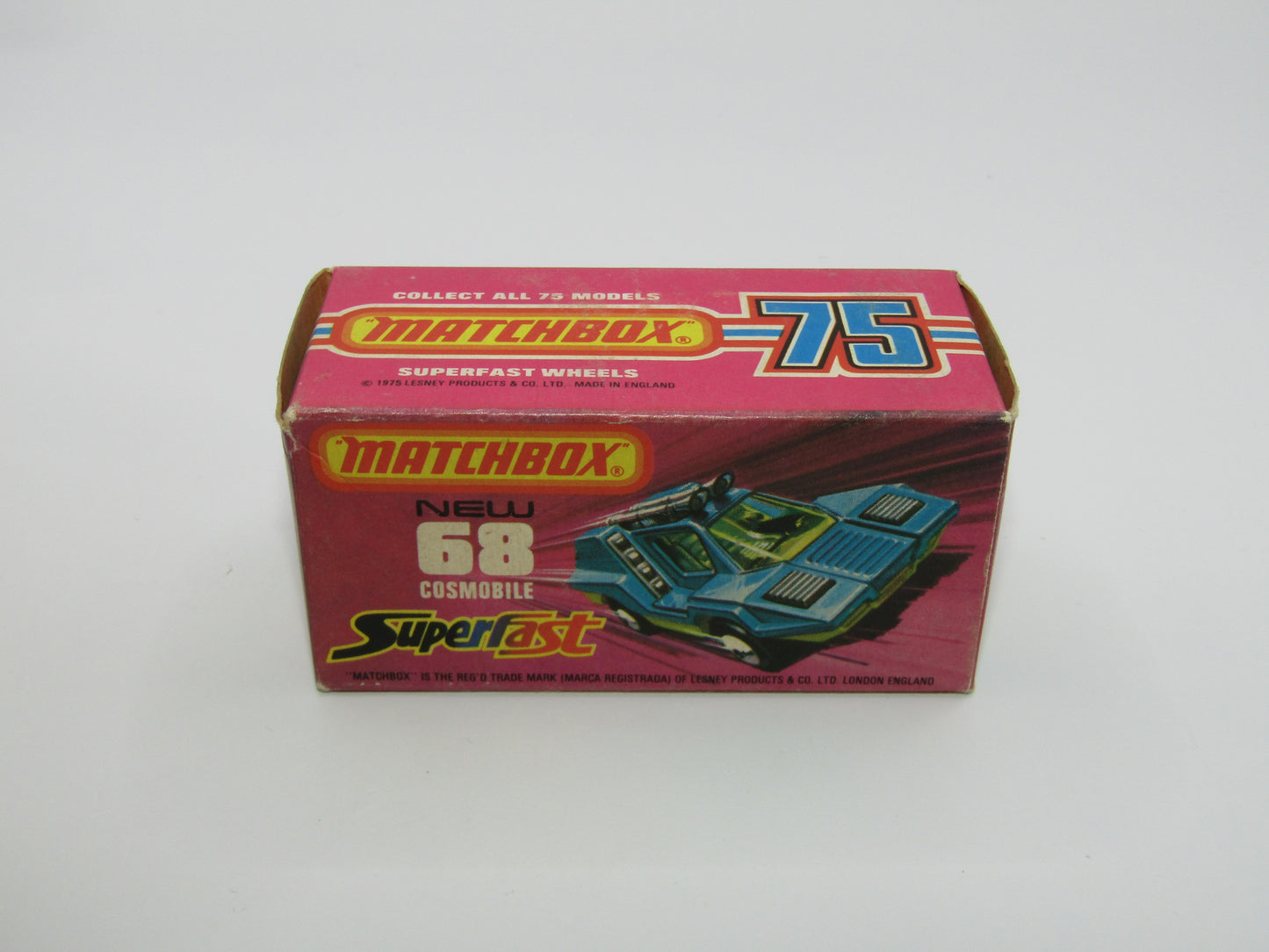 Matchbox Superfast 68B Cosmobile Avacado WHITE Interior