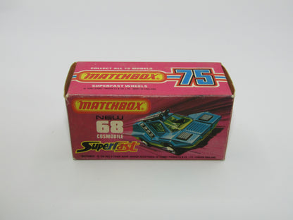 Matchbox Superfast 68B Cosmobile Avacado WHITE Interior