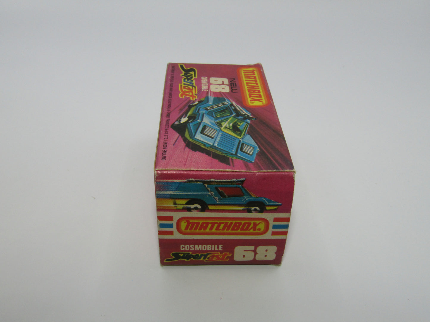 Matchbox Superfast 68B Cosmobile Avacado WHITE Interior