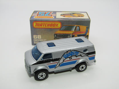 Matchbox Superfast 68C Chevy Van Vanpire REVERSED Wheels